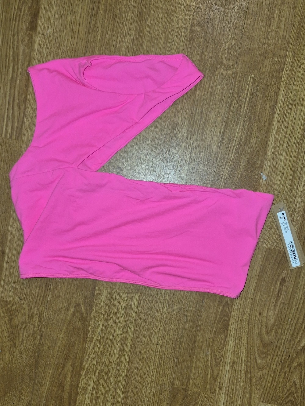 SKIMS Neon Pink Super Crop Top Size L